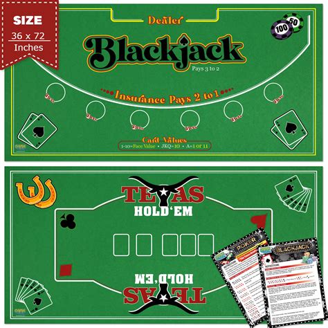 blackjack felt|Tabletop Casino Felt Layout for Texas Holdem Poker .